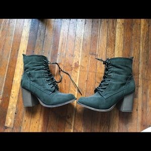 Green booties